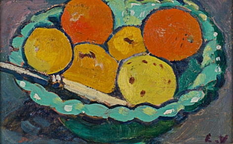 &nbsp;, Coupe verte, oranges et citrons, 1909